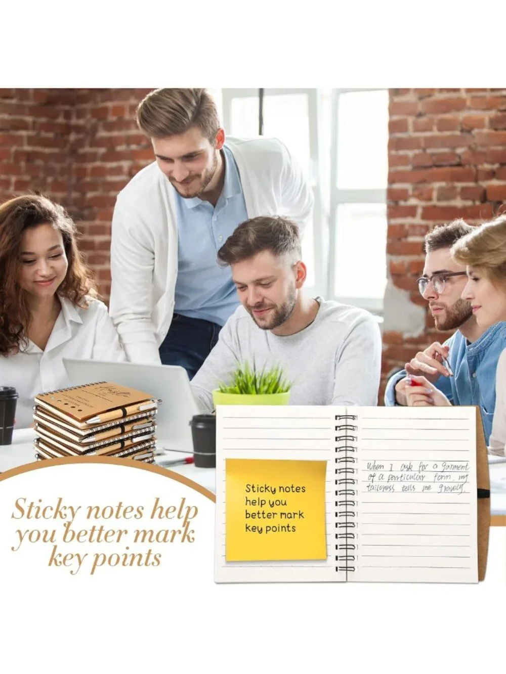 40 Pcs Inspirational Notebooks with Pens - Motivational Bulk Set for Students